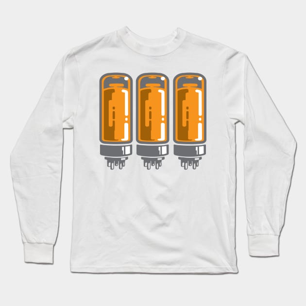 Vacuum Tube Graphics Long Sleeve T-Shirt by SerifsWhiskey